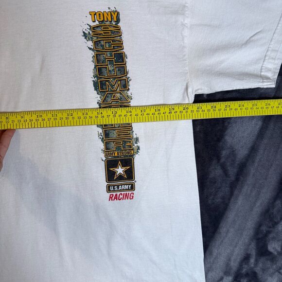 Vintage Y2K Tony Schumacher U.S Army Racing Signed Short Sleeve Graphic Shirt L - Picture 5 of 7